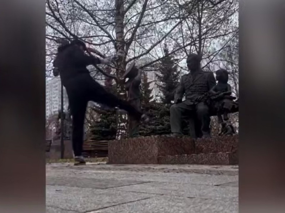    Боец ММА Исмаилов признал вину и раскаялся за спарринг с памятником МЧС, фото: кадр из видео Исмаилова в соцсетях