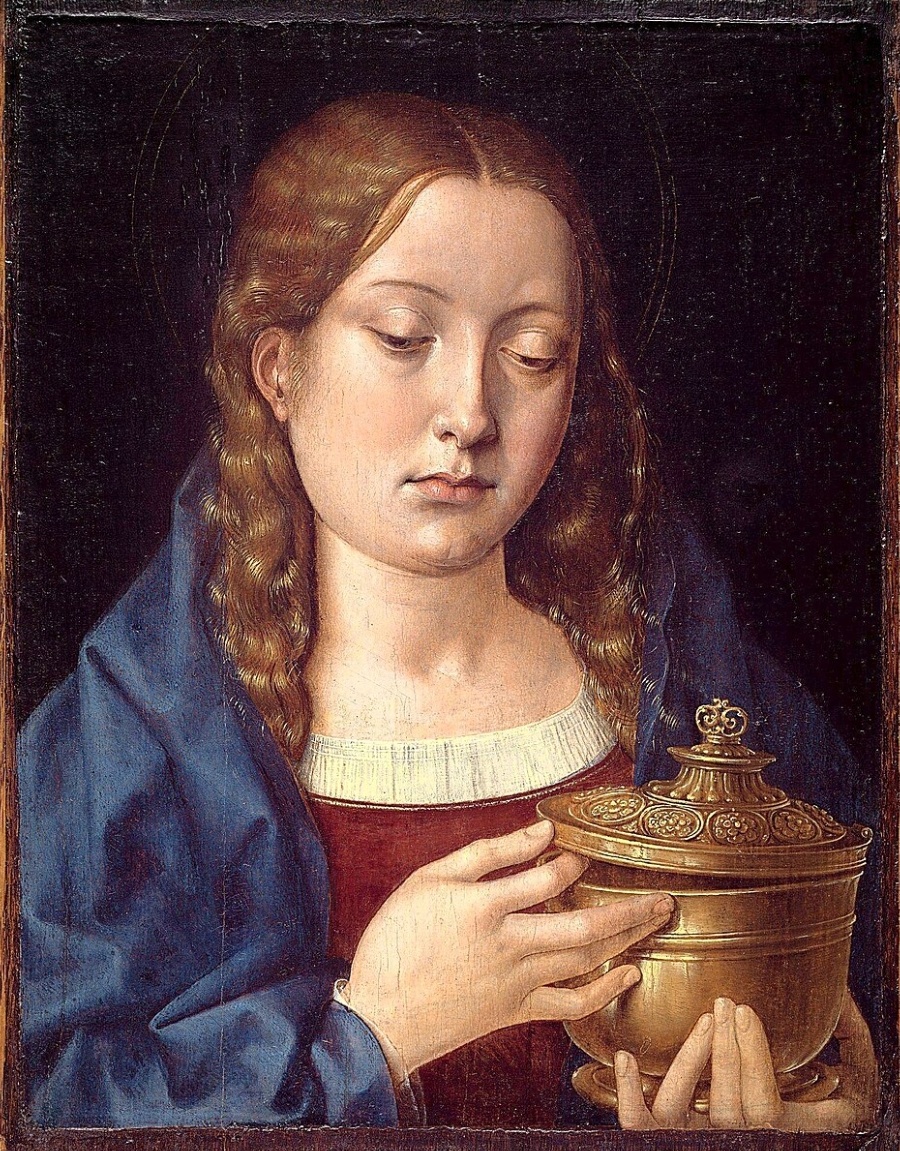 Инфанта Каталина в образе Марии Магдалины. Художник Михель Зиттов, конец XV — начало XVI века