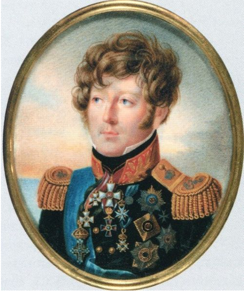 М.А.Милорадович. Миниатюра 1810-х годов