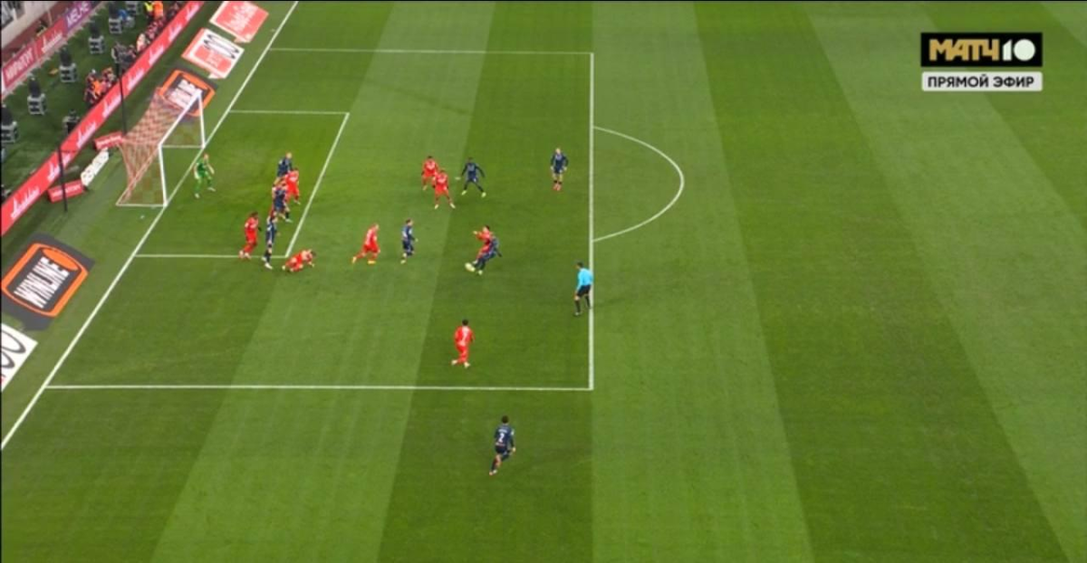     Скриншот трансляции «Матч ТВ»