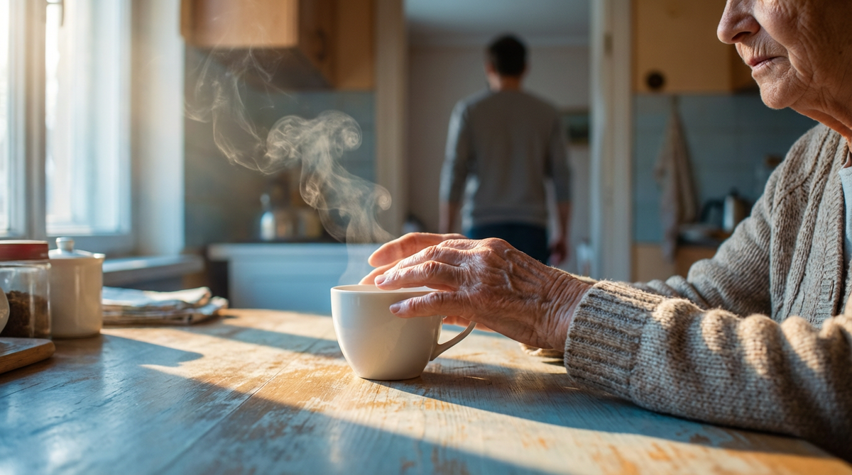 Руки, которые когда-то держали весь твой мир, теперь не могут удержать чашку