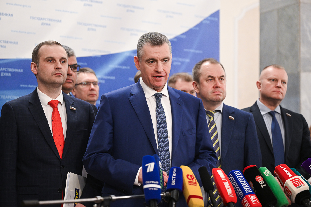 Председатель ЛДПР Леонид Слуцкий