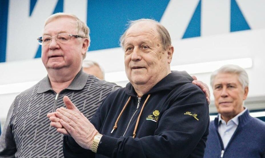    Сергей Степашин и Михаил Гершкович призвали игроков не позорить «Динамо». Фото: Соцсети ФК «Динамо»