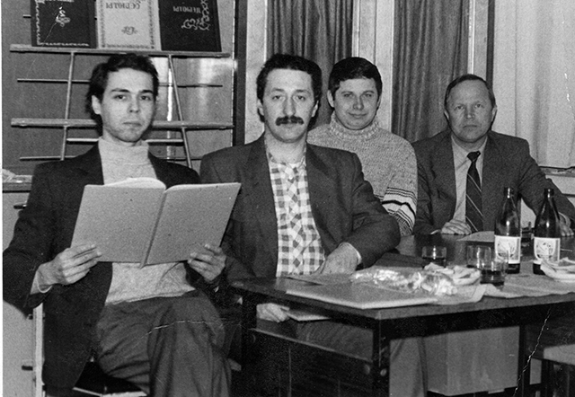 На заседании лит. студии «Библиофил»