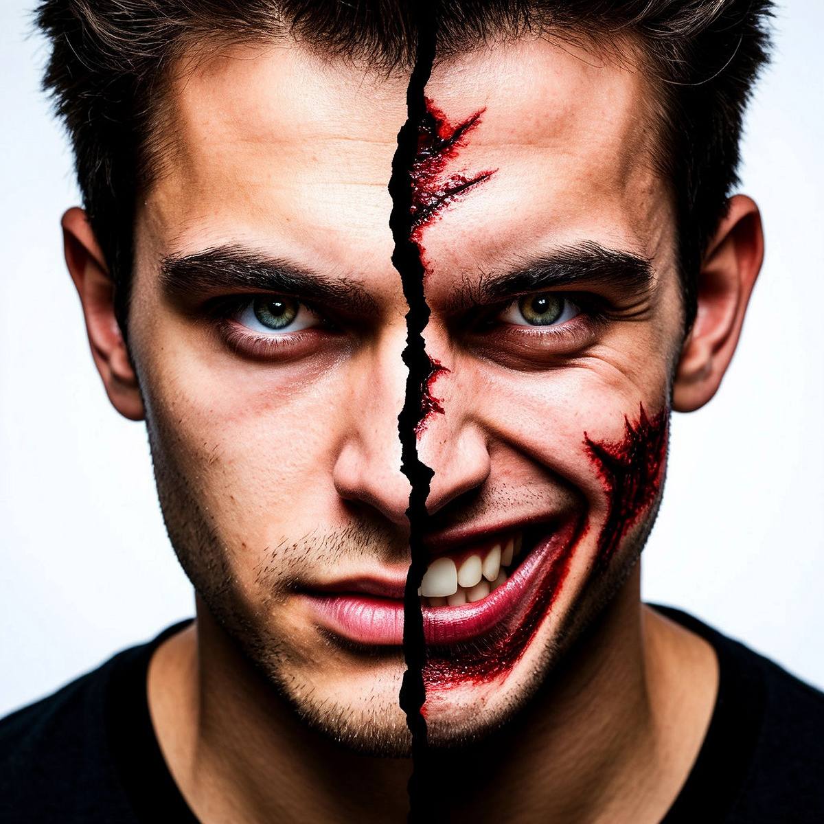 Равнодушный продавец днем, гениальный маньяк ночью. За показным равнодушием скрывается настоящая тьма, которая превращает его жертв в леденящие душу произведения искусства.