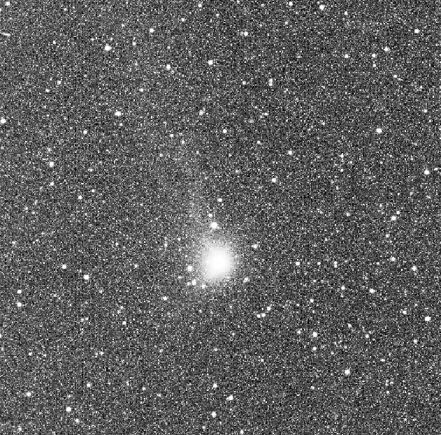 Аннотированная и необработанная версия предварительного изображения межзвездного объекта 3I/ATLAS, полученного 2 ноября 2025 года навигационной камерой на борту космического аппарата Juice. (Изображение предоставлено ЕКА)