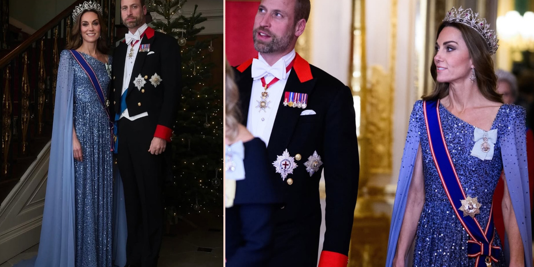 Принцесса Кейт Миддлтон затмила всех на государственном банкете в шикарном платьем и редкой тиаре