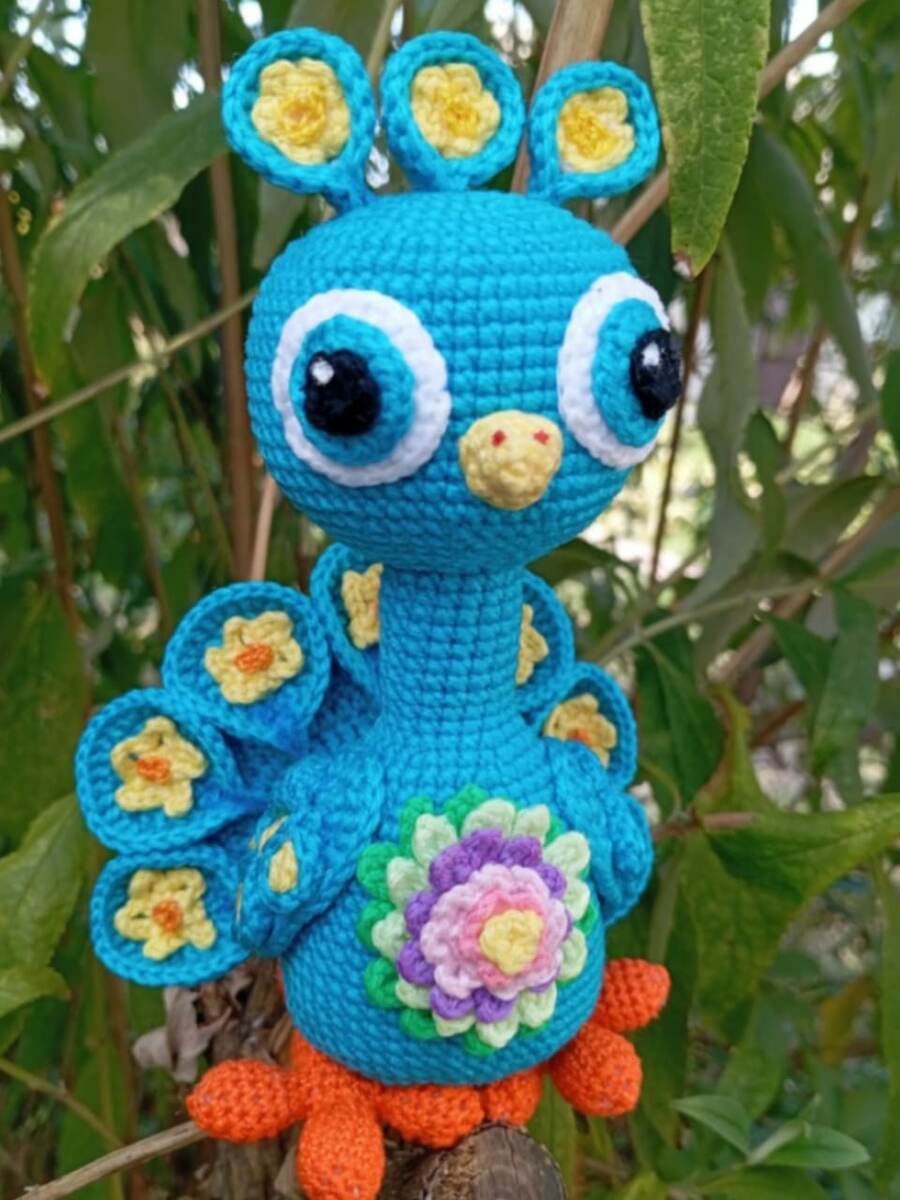 Моя работа выполненная в стиле амигуруми