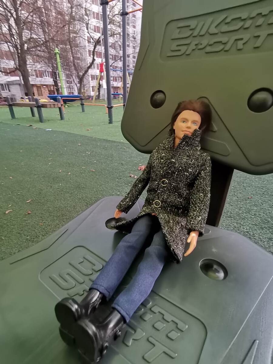 Марвин и уличные тренажёры