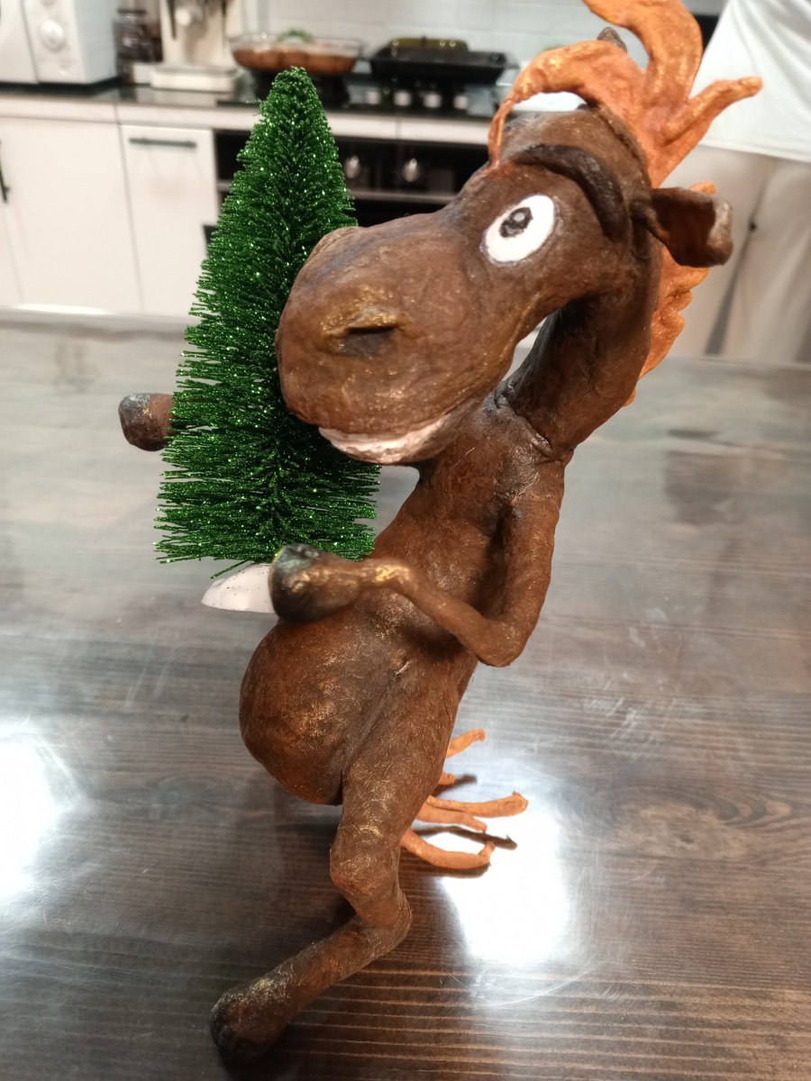 ватная статуэтка - конь Юлий