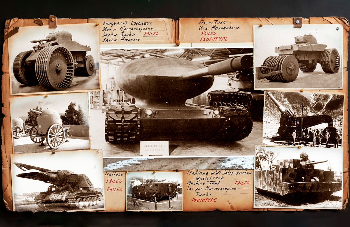 Бетонный Т-34 и атомный Chrysler – 10 очень странных военных машин