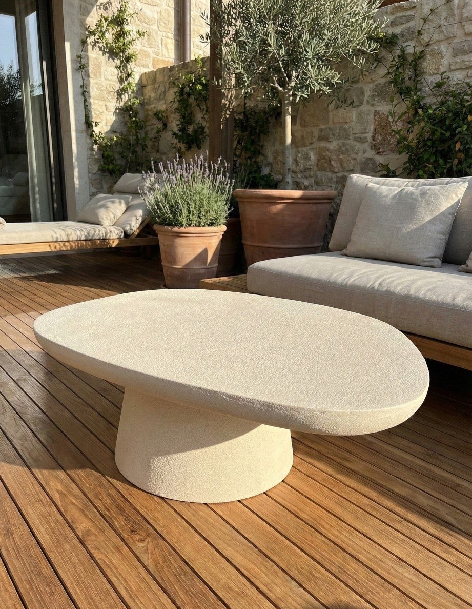 стол из микроцемента 