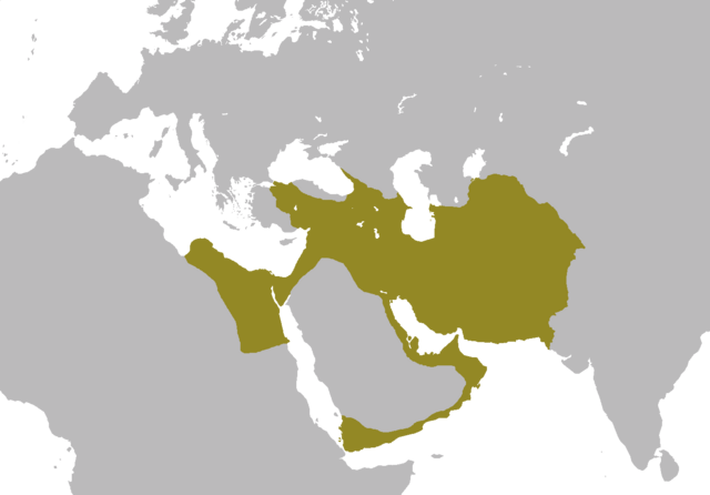 Империя Сасанидов, период Хосрова II (620 г. н. э.). Фото из свободных источников в Интернете.