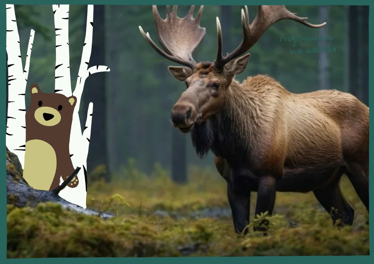 Как охотится бурый медведь?