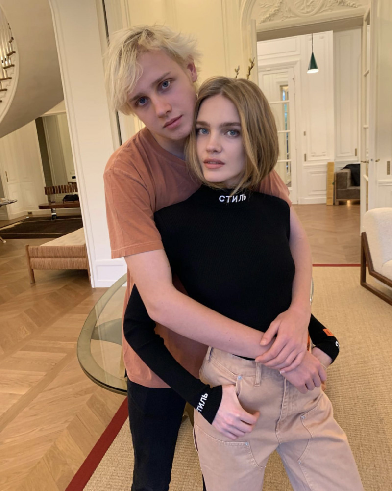 Наталья Водянова со старшим сыном