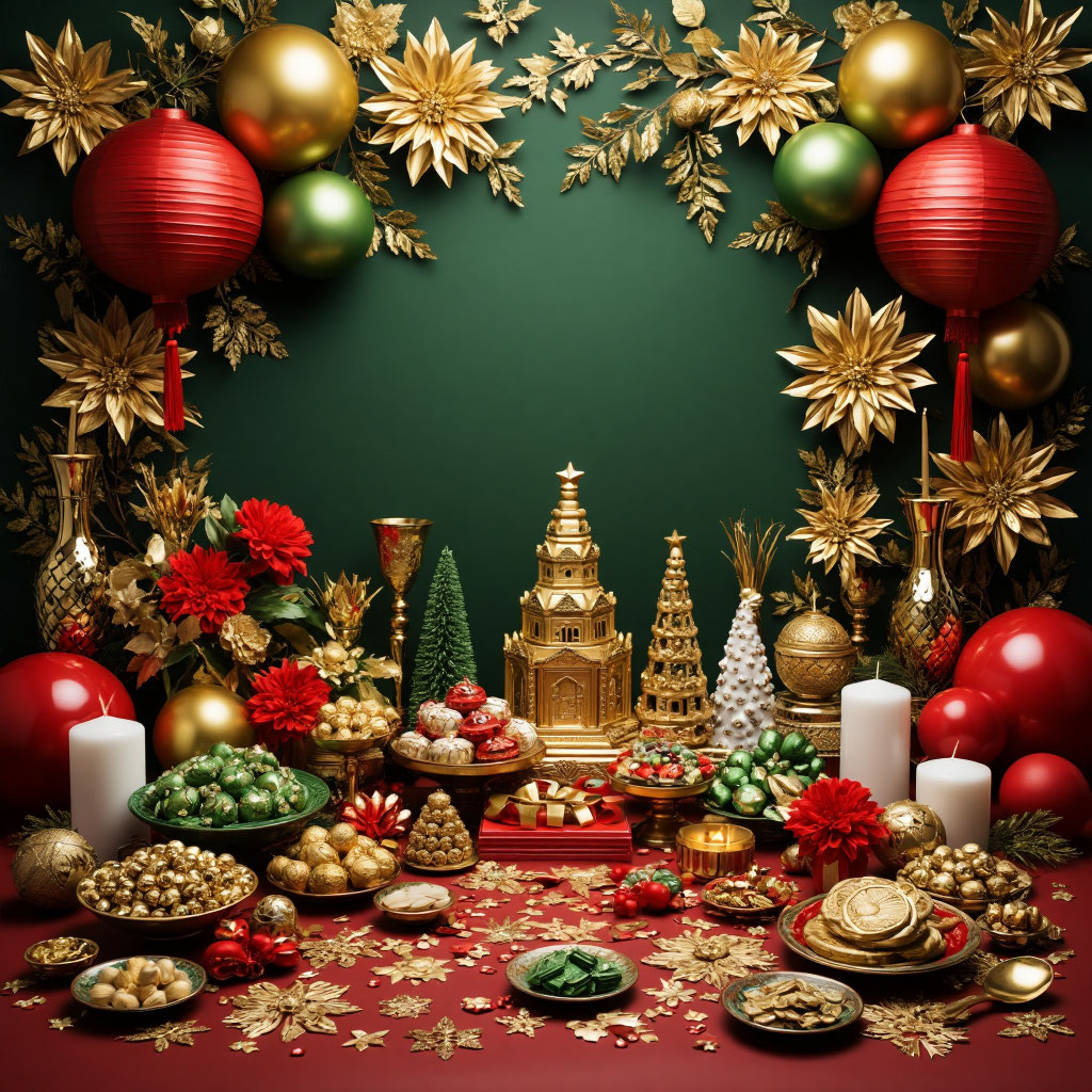 Новогодние цвета: откуда взялись красный, зелёный и золотой