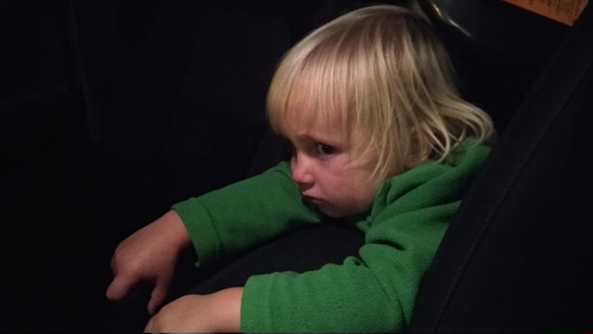 "Никуда больше не поеду" - не хочет садиться в автокресло