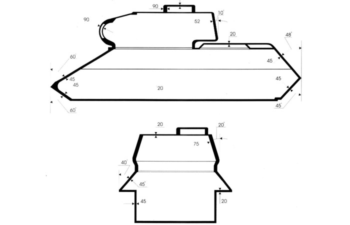 Геометрия бронекорпуса