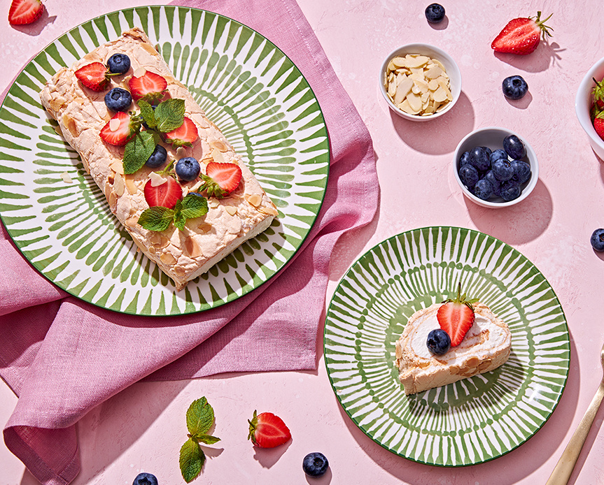 Меренговый рулет