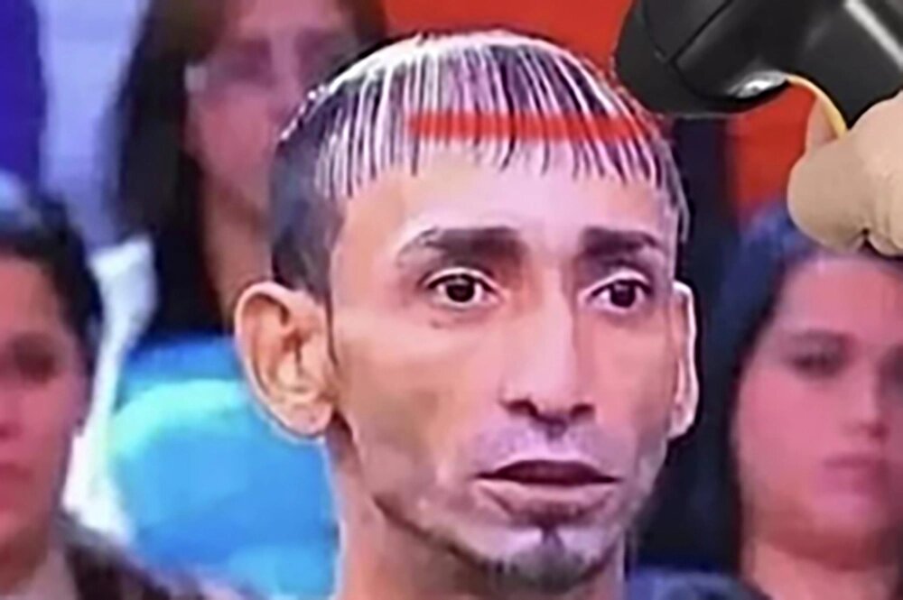    Стрижка создает эффект полосок и действительно имеет сходство с штрих — кодами.