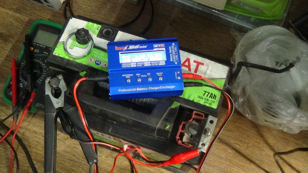 Зарядка аккумулятора