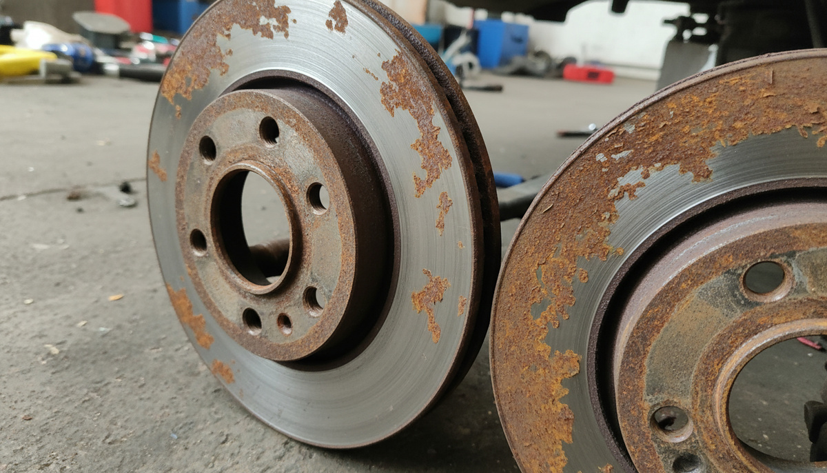 фото моих дисков после 48к пробега