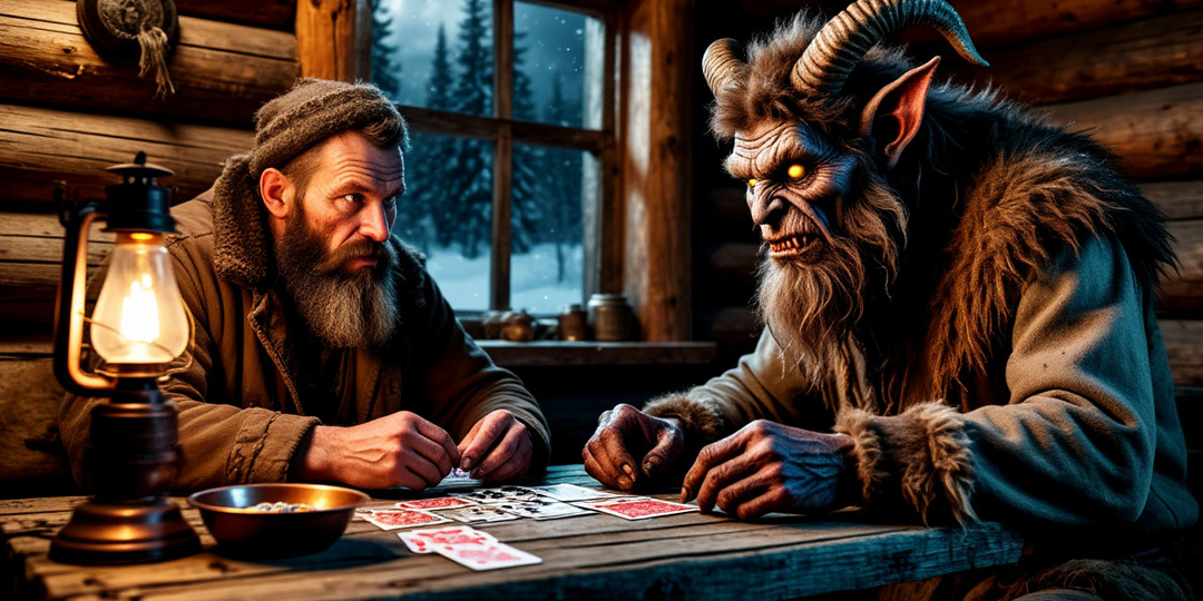 Я наткнулся в глухом лесу на идеальный дом, которого там не могло быть. Дверь мне открыло существо с копытами.