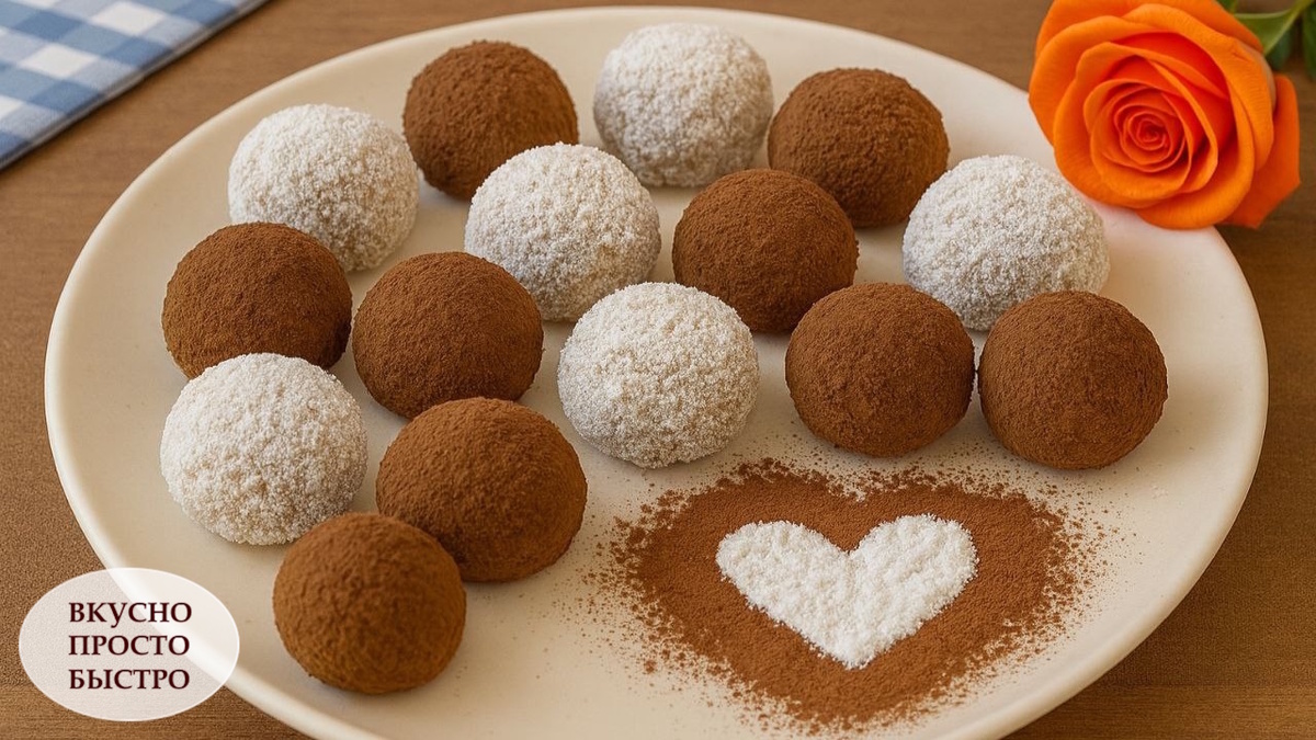 ДОМАШНИЕ КОНФЕТЫ «НЕЖНОСТЬ» - Вкусно Просто Быстро