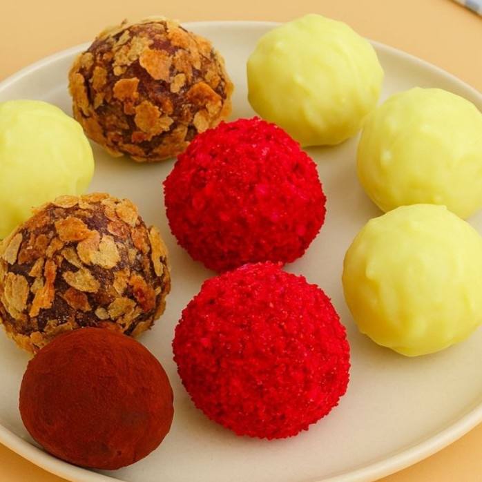 КОНФЕТЫ ТРЮФЕЛЬ «ТРИ ВКУСА» - Вкусно Просто Быстро