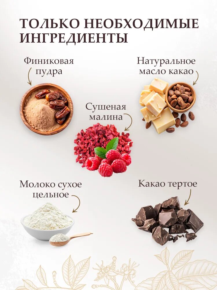 Молочный шоколад (батончик) с малиной "Пища Богов"