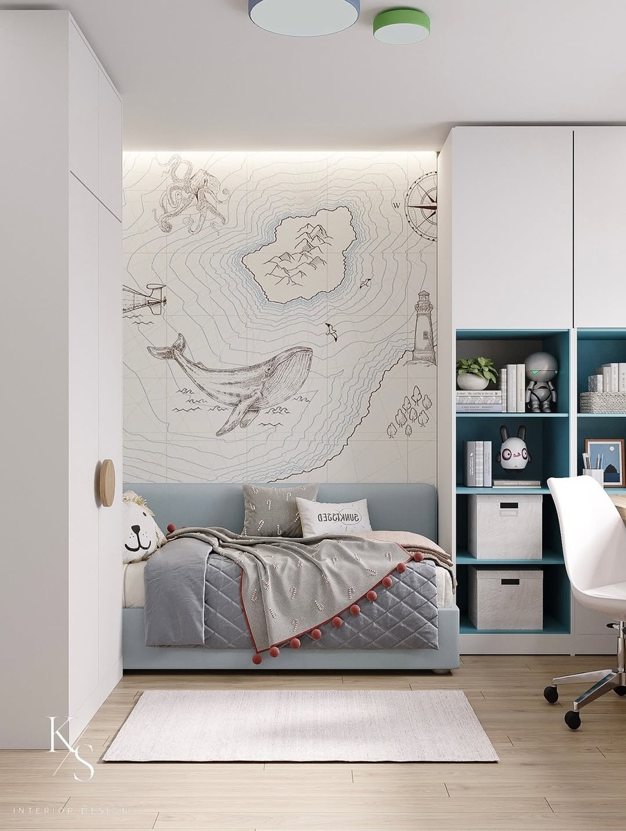 обои «Морская карта»