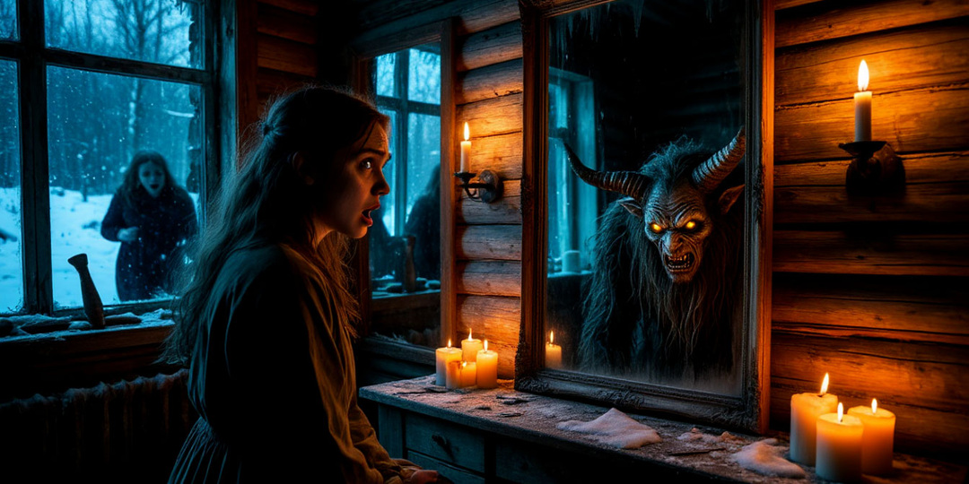 «Суженый-ряженый»: Я гадала в заброшенной бане и увидела в отражении рогатую морду, которая прижалась к стеклу изнутри.