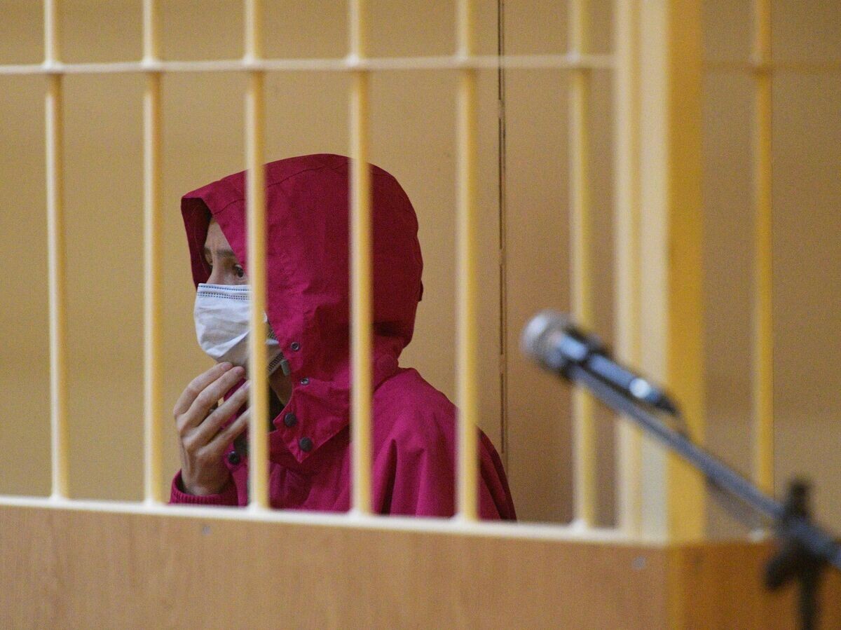    Обвиняемая в убийстве мужа-рэпера Энди Картрайта Марина Кохал в Смольнинском районном суде в Санкт-Петербурге | © РИА Новости / Александр Гальперин