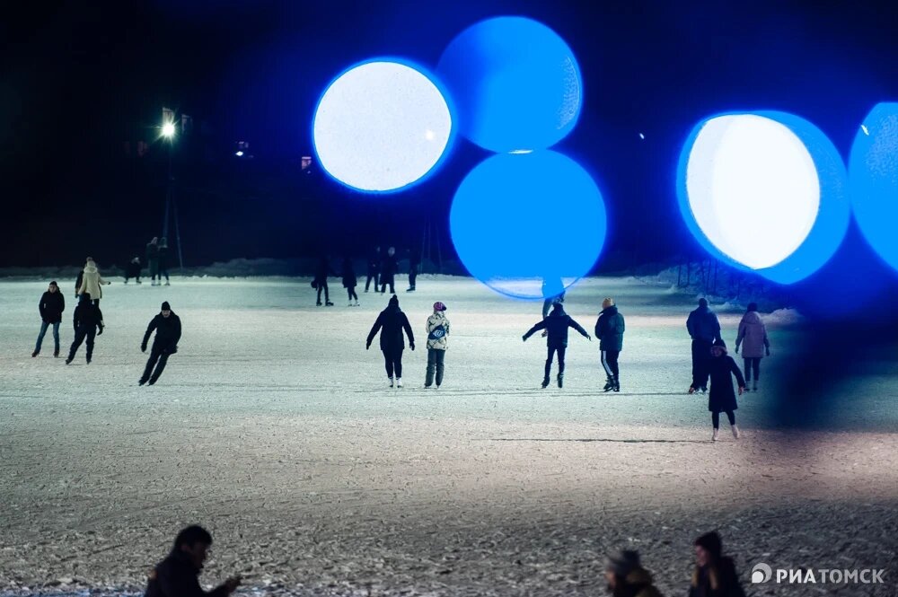      Каток на Мавлюкеевском озере, © РИА Томск. Таисия Воронцова