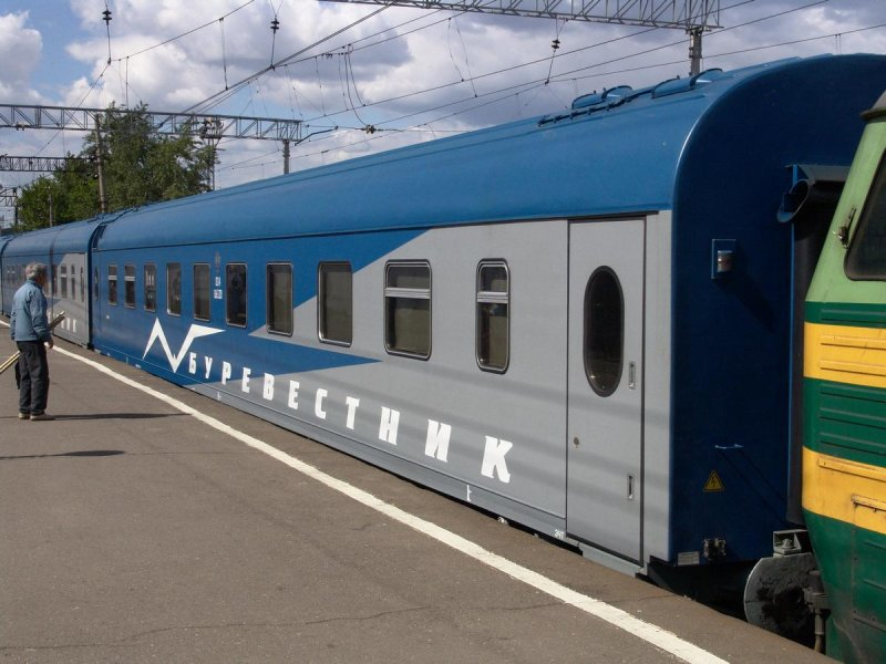Раньше поезд был таким