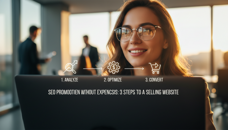    SEO продвижение без лишних трат: как сделать сайт продавцом за 3 шага dresh77