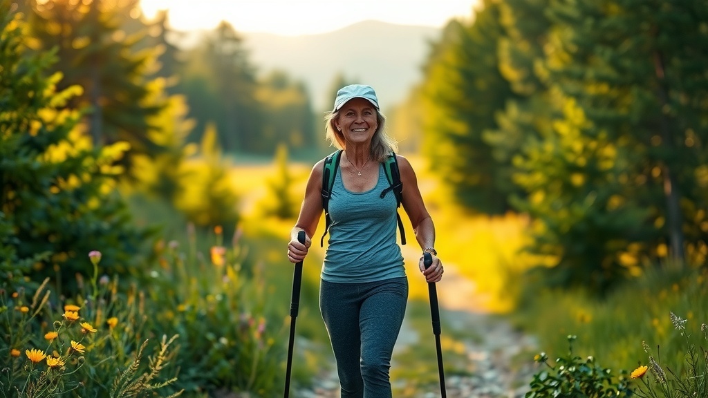    Почему именно скандинавская ходьба? Узнайте о пользе, технике и преимуществе этого спорта для женщин 45+! Вдохните свежий воздух и двигайтесь к здоровью! Ирина Шабанова