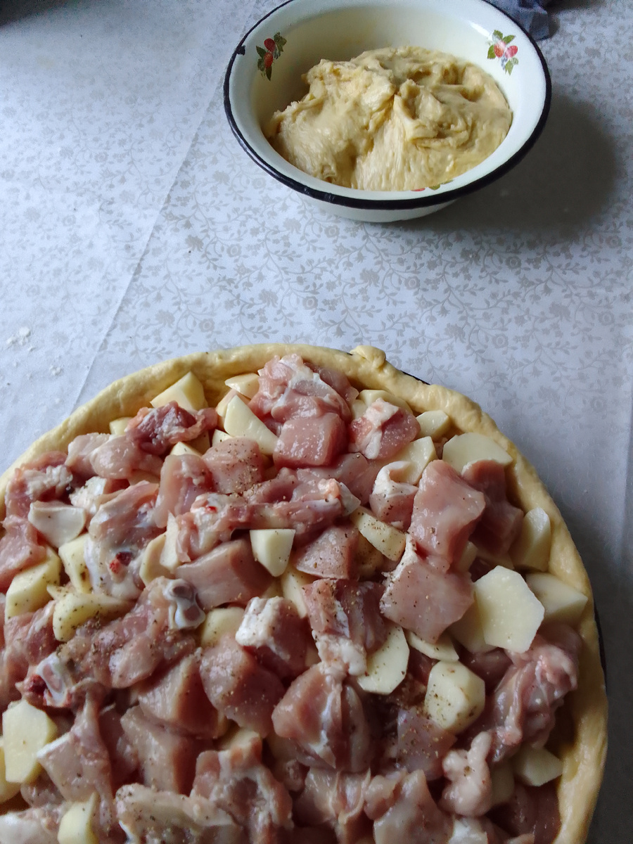 В процессе готовки