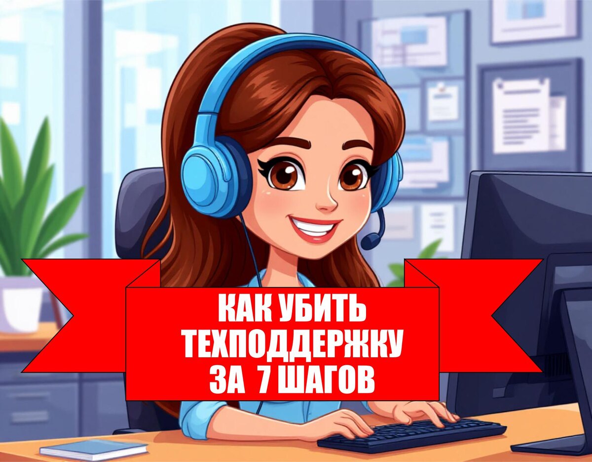 Как убить техподдержку за 7 простых шагов
