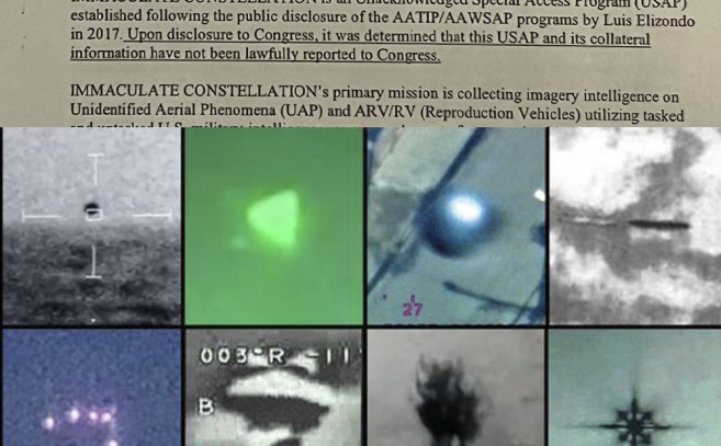 Некоторые объекты, описанные в документе Immaculate Constellation