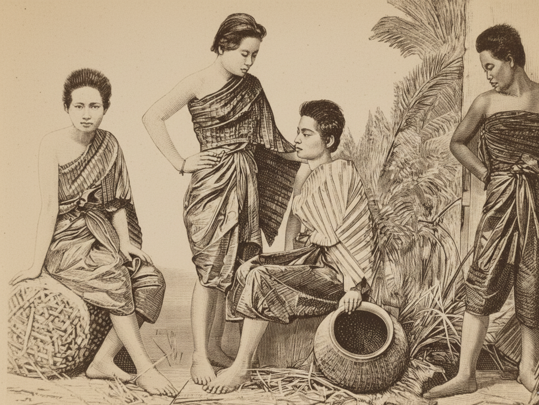 Так выглядели тайские девушки век назад