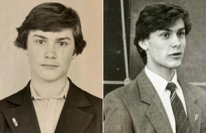    Будущий комик в молодости, полный надежд и стремлений.