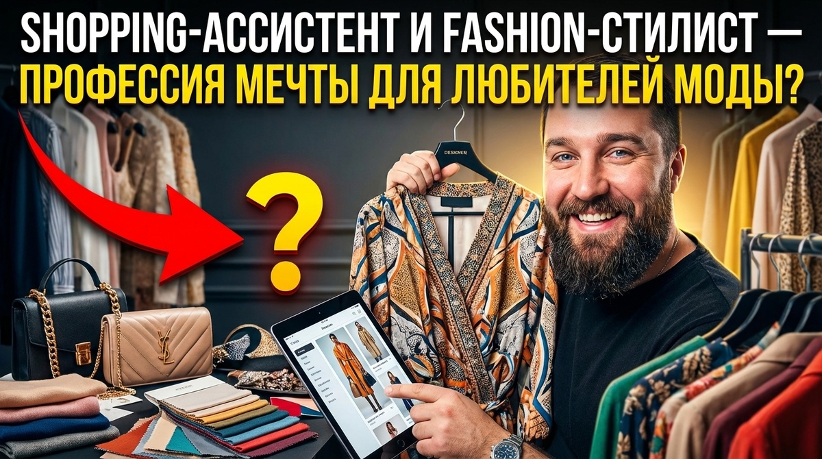 Shopping-ассистент и fashion-стилист — профессия мечты для любителей моды