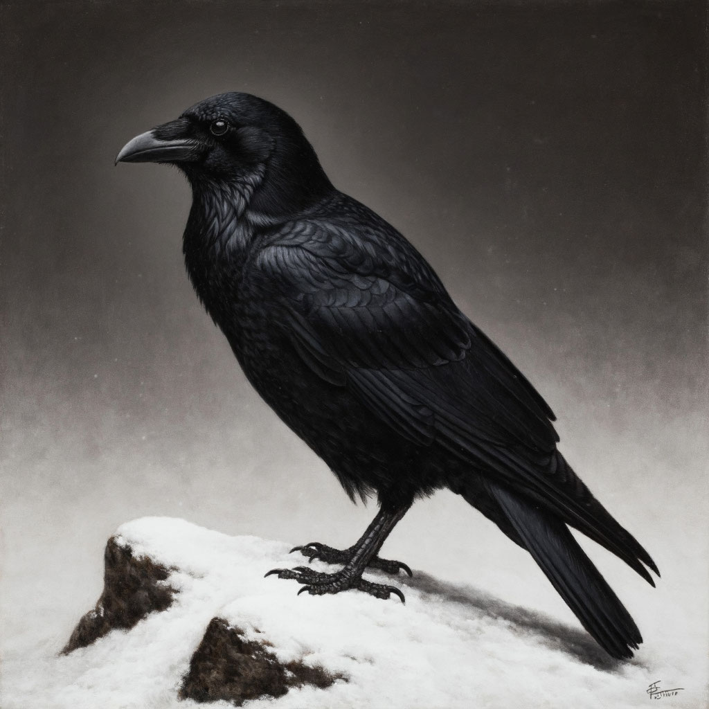 "Кар" - снег, "карга" - ворона