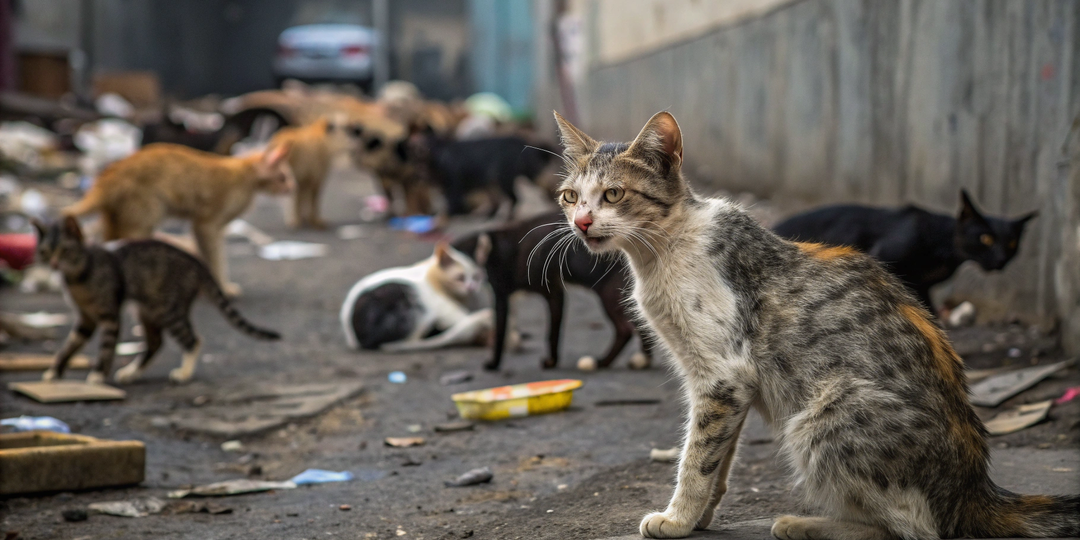 Что реально происходит, когда вы начинаете кормить бродячих котов