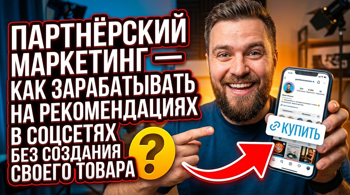 Партнёрский маркетинг  — как зарабатывать на рекомендациях в соцсетях без создания своего товара