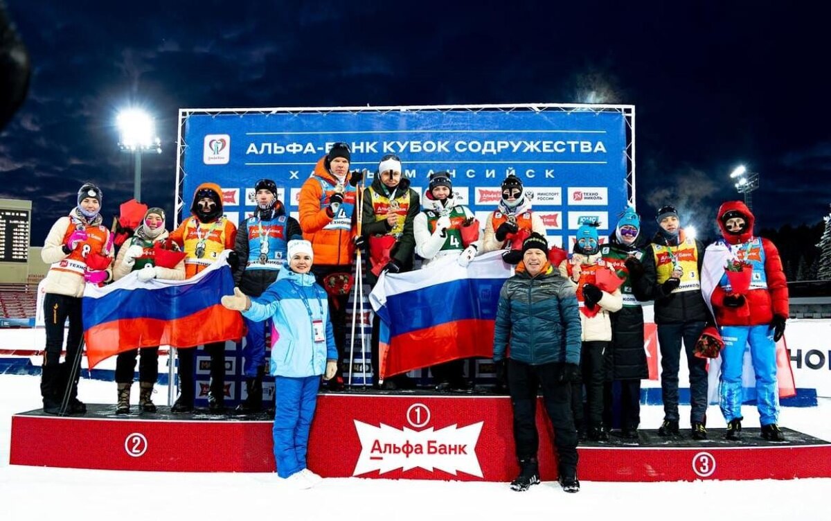    Биатлонист из Удмуртии победил в эстафете на этапе Кубка Содружества