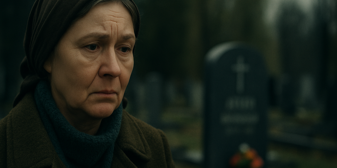 Записка и букет цветов, найденные на могиле мужа, разбили её сердце...