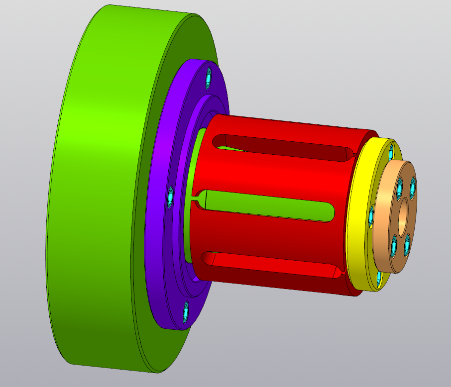 Цанговая оправка ручного зажима для установки в кулачки патрона