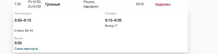    Фото: скриншот с сайта Пулково.